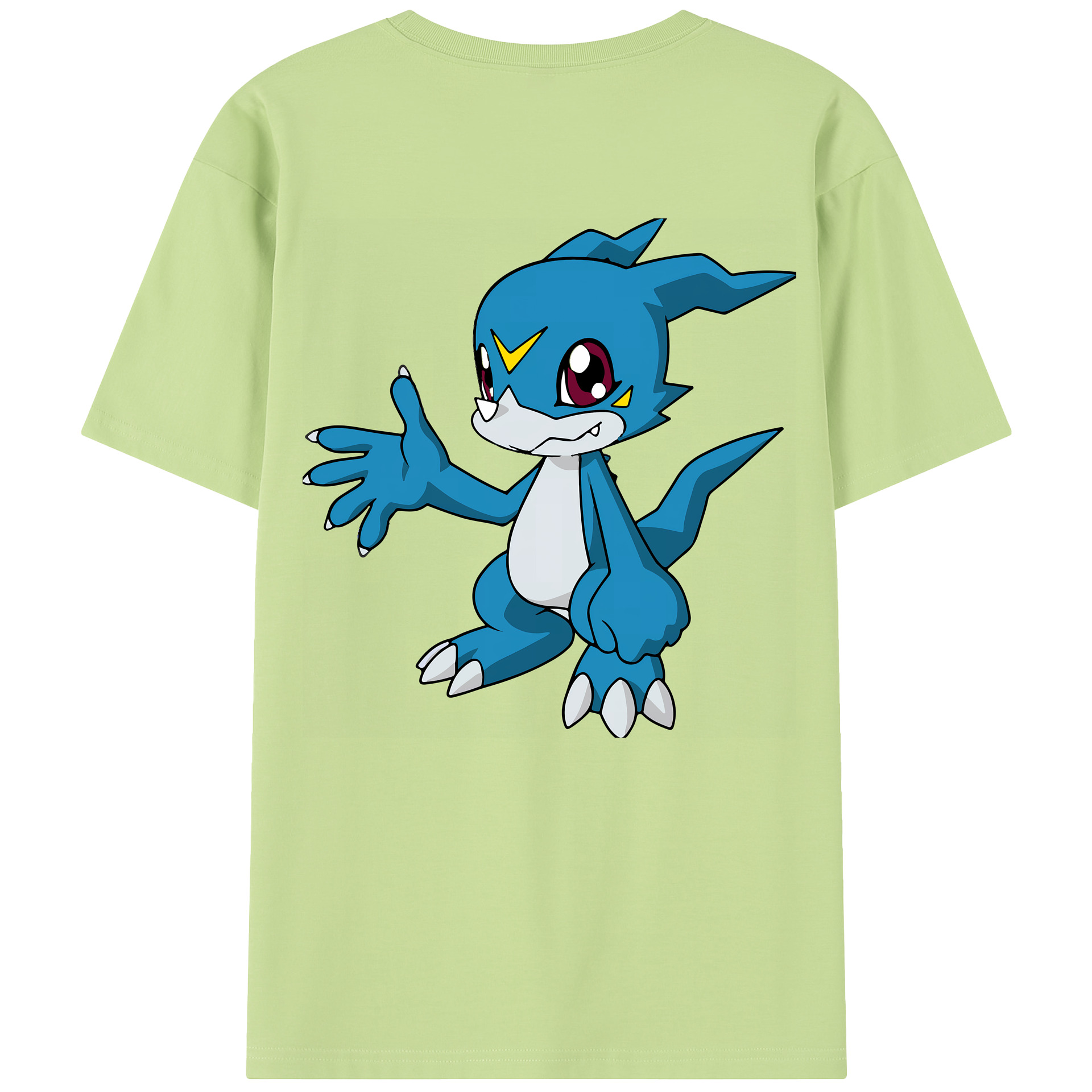 （画像用） Digimon デジタルモンスター/デジモン 綿100％半袖Tシャツ（背面プリント）
